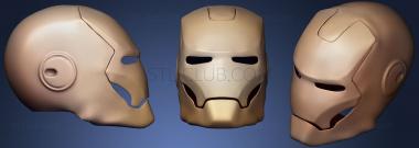 3D model iron man mask (STL)